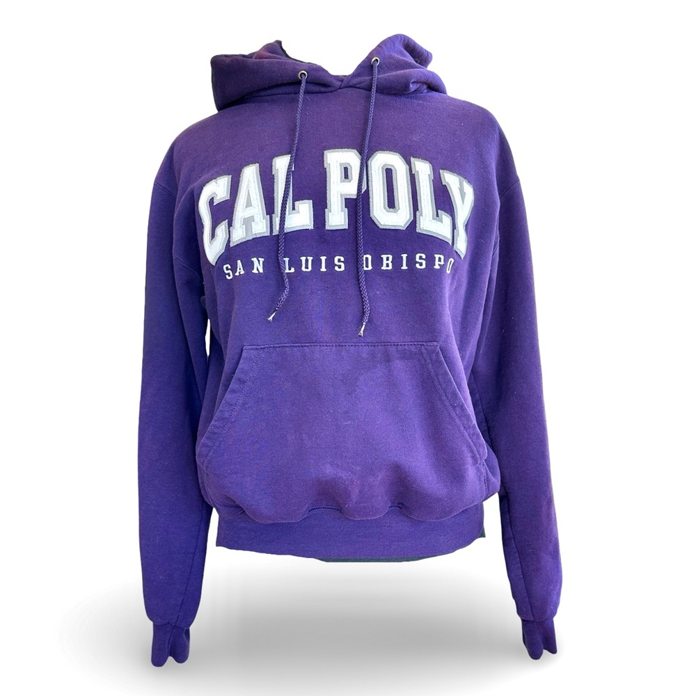 Champion Cal Poly SLO (San Luis Obispo) Sweatshirt Hoodie Unisex Size Small